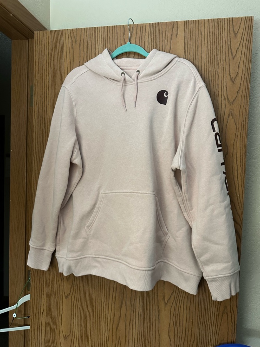 Carhartt Light Pink Hooded Sweatshirt